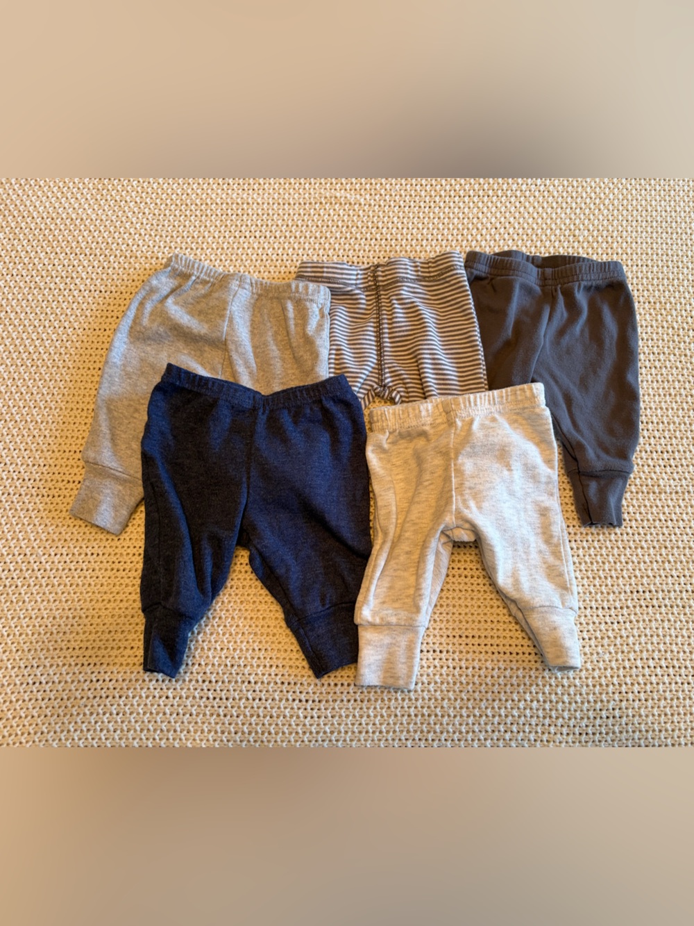 Carters Newborn Pants (set of 5)